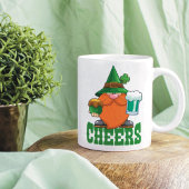 Cheers St. Patricks Day Leprechaun Kaffeetasse