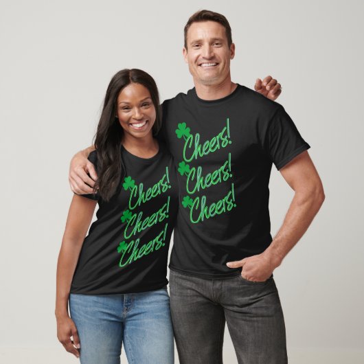 Cheers St Patrick's irisches lustiges Bier-Team T-Shirt (Unisex)