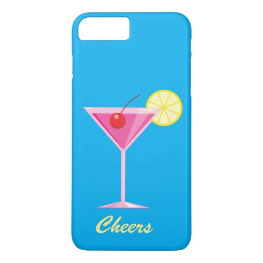 Cheers Summer Cocktail iPhone 7 Plus Fall Case-Mate iPhone Hülle (Rückseite)