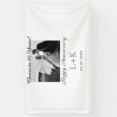 Cheers to 10 Years happy anniversary add photo dat Banner (Vertikal)