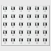 Cheers to 10 Years happy anniversary add photo dat Geschenkpapier (Flach)