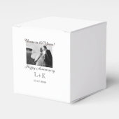 Cheers to 10 Years happy anniversary add photo dat Geschenkschachtel (Vorderseite)