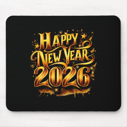Cheers To 2026 Happy New Year Party  Mousepad (Vorne)