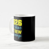 Cheers To 2026 Happy New Year Party New Beginning Kaffeetasse (Vorderseite Links)