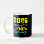 Cheers To 2026 Happy New Year Party New Beginning Kaffeetasse (Links)