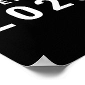 Cheers To 2026 Minimalist New Year  Poster (Ecke)