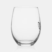 CHEERS TO 21 YEARS WEINGLAS OHNE STIEL (Rechts)