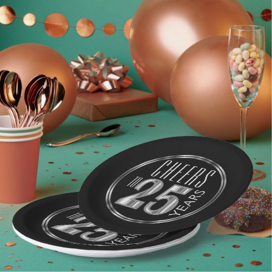 Cheers to 25 Years Pappteller (Multi)