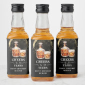 Cheers to 30 Years Whiskey Alkoholflaschenetikett (Flaschen)