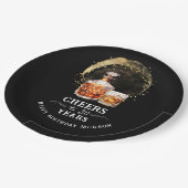 Cheers to 30 Years Whiskey Pappteller (Schrägansicht)