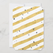 Cheers to 50 Years Gold Folie Ballon 50. Geburtsta Einladung (Rückseite)