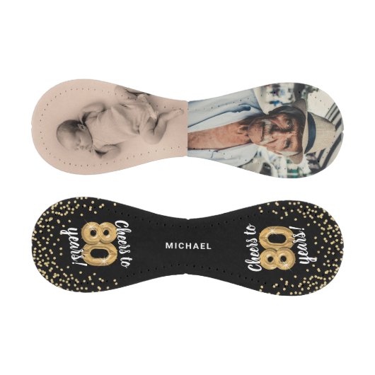 Cheers to 80 Years - 80th birthday Photo Baseball (Paneele)