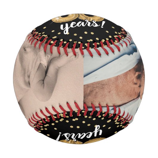 Cheers to 80 Years - 80th birthday Photo Baseball (Vorderseite)