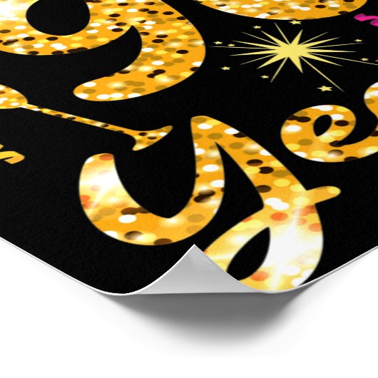 Cheers To 90 Years 1931 90th Birthday Celebration Poster (Ecke)