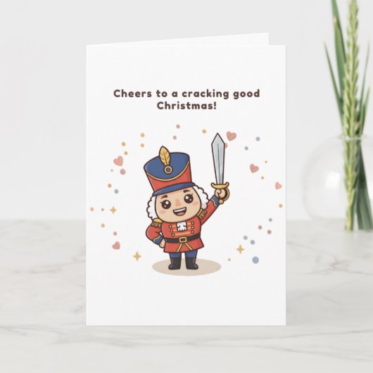 Cheers to a Cracking Good Christmas Cute Puchi Karte (Vorderseite)