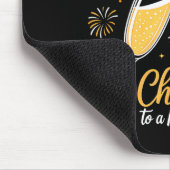 Cheers To A New Year Eve Party Countdown Happy New Mousepad (Ecke)
