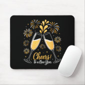 Cheers To A New Year Eve Party Countdown Happy New Mousepad (Mit Mouse)