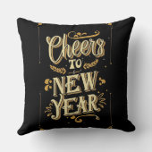 Cheers to a new year kissen (Rückseite)