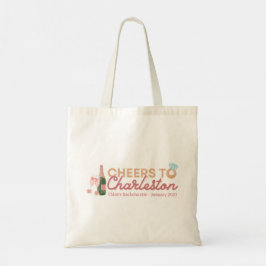 "Cheers to Charleston" Tote Bag Tragetasche