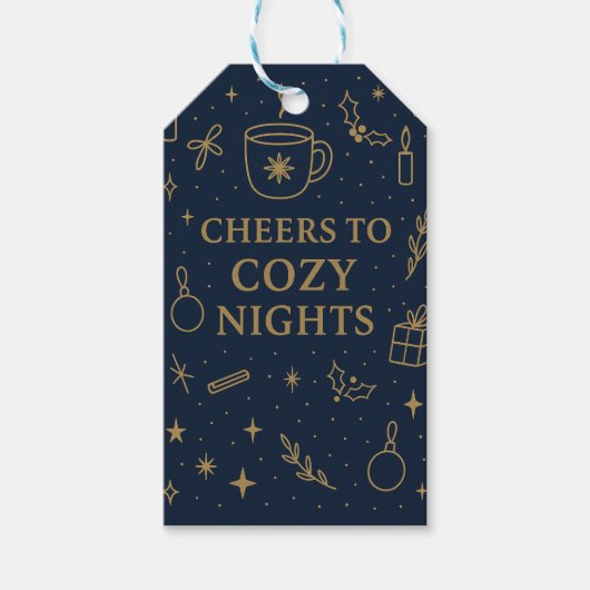 Cheers to Cozy Gift Tag Geschenkanhänger (Vorderseite)