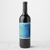 Cheers to Healing: Custom Wine Labels for Your Fav Weinetikett (Vorderseite)