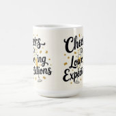 Cheers to lowering expectations kaffeetasse (Mittel)