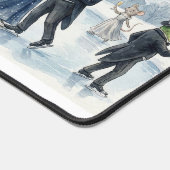 “Cheers to New Adventures – New Year Party Greetin Schreibtischunterlage (Ecke)