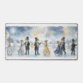 “Cheers to New Adventures – New Year Party Greetin Schreibtischunterlage (Vorderseite)