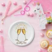 Cheers to Sparkling 2026 Plates Pappteller (Party)