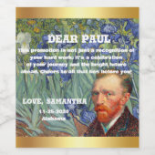 Cheers to Success: Custom Wine Labels to Celebrate Weinetikett (Einzelnes Label)