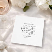 Cheers to the Bride to Be Serviette