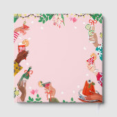 Cheers to the Grad Cute Doodle Graduation Party  Gästebuch (Rückseite)