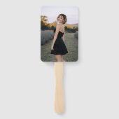 Cheers to the Grad Personalized Photo Graduation Fächer (Rückseite)