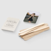 Cheers to the Grad Personalized Photo Graduation Fächer (Non-assembled)