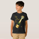 Cheers To The New Year 2026 Champagne Drinking Par T-Shirt (Vorne ganz)