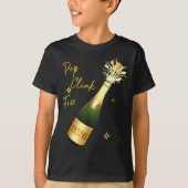 Cheers To The New Year 2026 Champagne Drinking Par T-Shirt (Vorderseite)