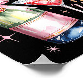 Cheers To The New Year 2026 Champagne New Years Ev Poster (Ecke)