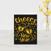 Cheers To The New Year 2026 Funny 67 Meme New Year Karte (Gelbe Blume)