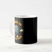 Cheers To The New Year 2026 Retro Party Gift  Kaffeetasse (Vorderseite Links)