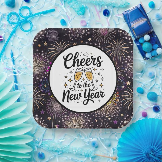Cheers To The New Year Pappteller (Party)