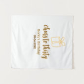 Cheers to thirty yellow brown birthday pastel gift wandteppich (Vorderseite (Horizontal))