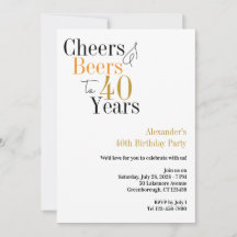 Cheers und Biere bis 40 Jahre Minimales Party