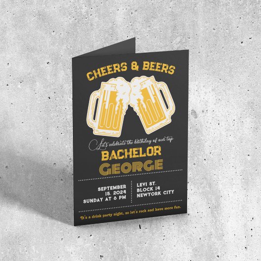 Cheers und Biere Einladung