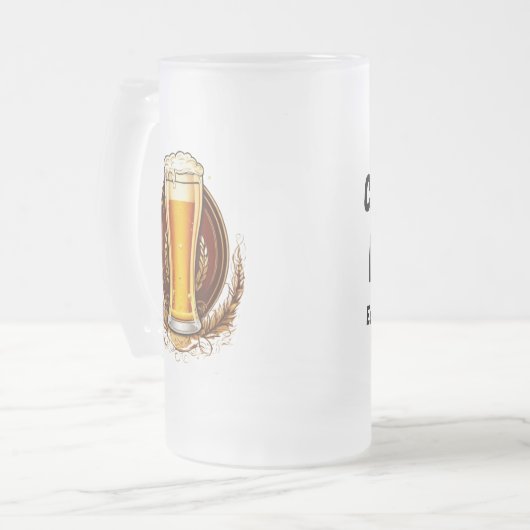 Cheers Vassel Mattglas Bierglas (Vorderseite Links)