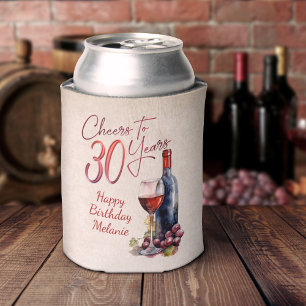 Cheers Wein 30. Geburtstag Dosenkühler