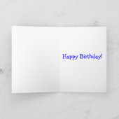 Cheers Wine Happy Birthday Card Karte (Innenseite)