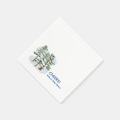 Cheers Winter kalt draußen Serviette (Ecke)