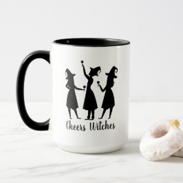 Cheers Witches Funny Halloween Tasse
