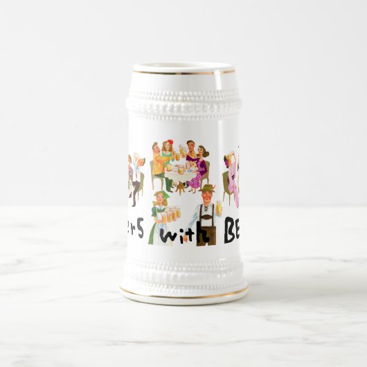 Cheers with beer! bierglas (Mittel)