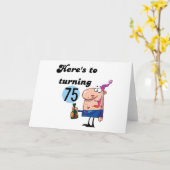 CHEERSTO75 KARTE (Gelbe Blume)